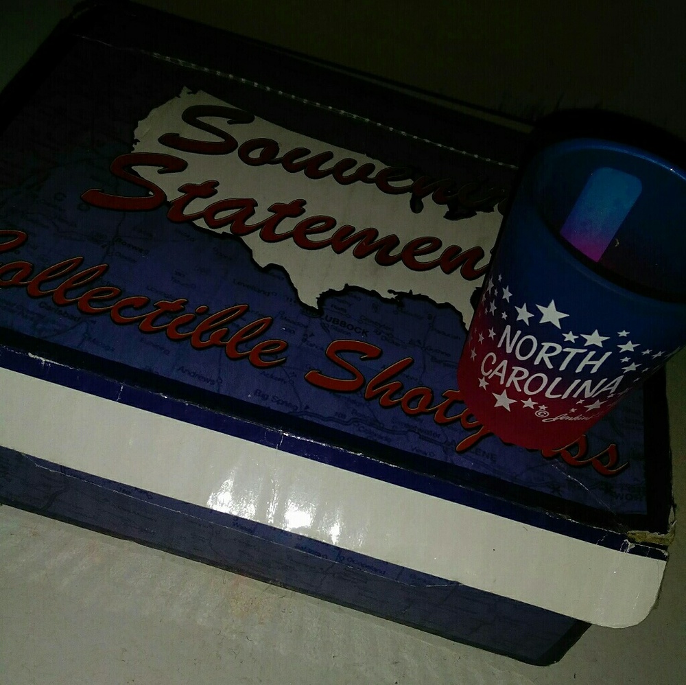 NORTH CAROLINA SHOT GLASS